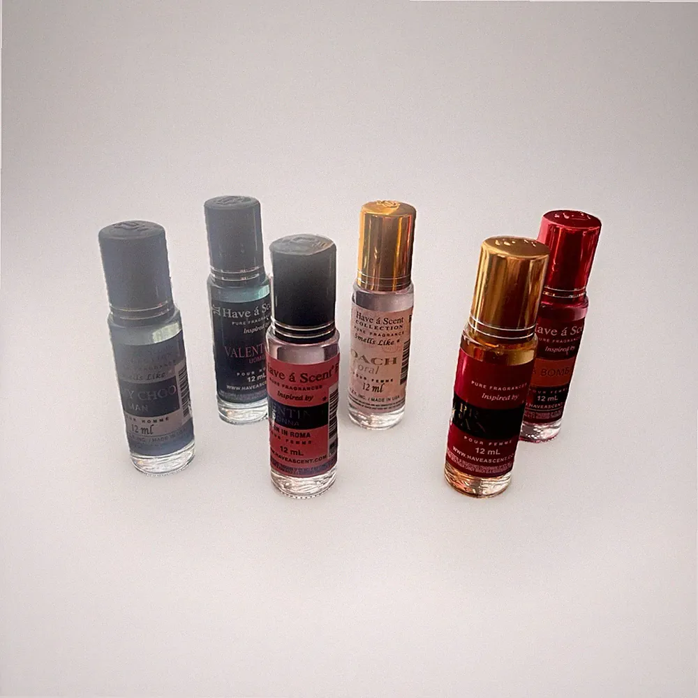 Have á Scent Pure Fragrance Collection Valentino, Coach, Jimmy Choo, Prada 12mL