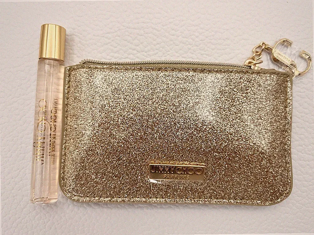 Jimmy Choo - I Want Choo EDP 7.5 mL 0.25 fl oz Travel Spray & Mini Zip Pouch New