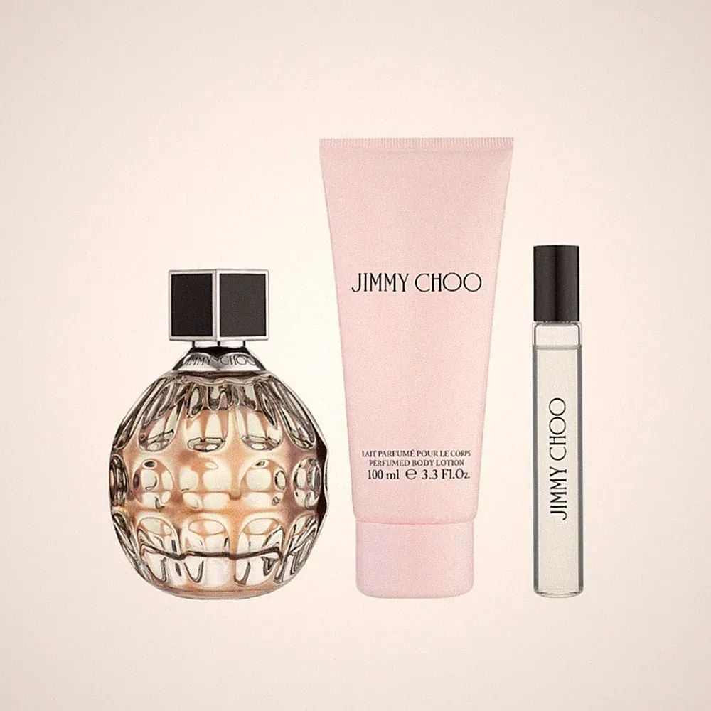 Jimmy Choo Ladies Jimmy Choo 3pcs EDP Gift Set Fragrances 3386460157506
