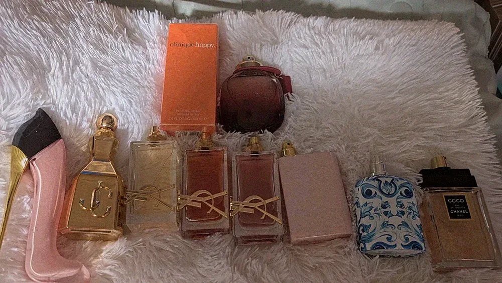 Mixed Designer Perfume Lot 10x YSL Chanel Burberry Jimmy Choo Carolina Herrera R