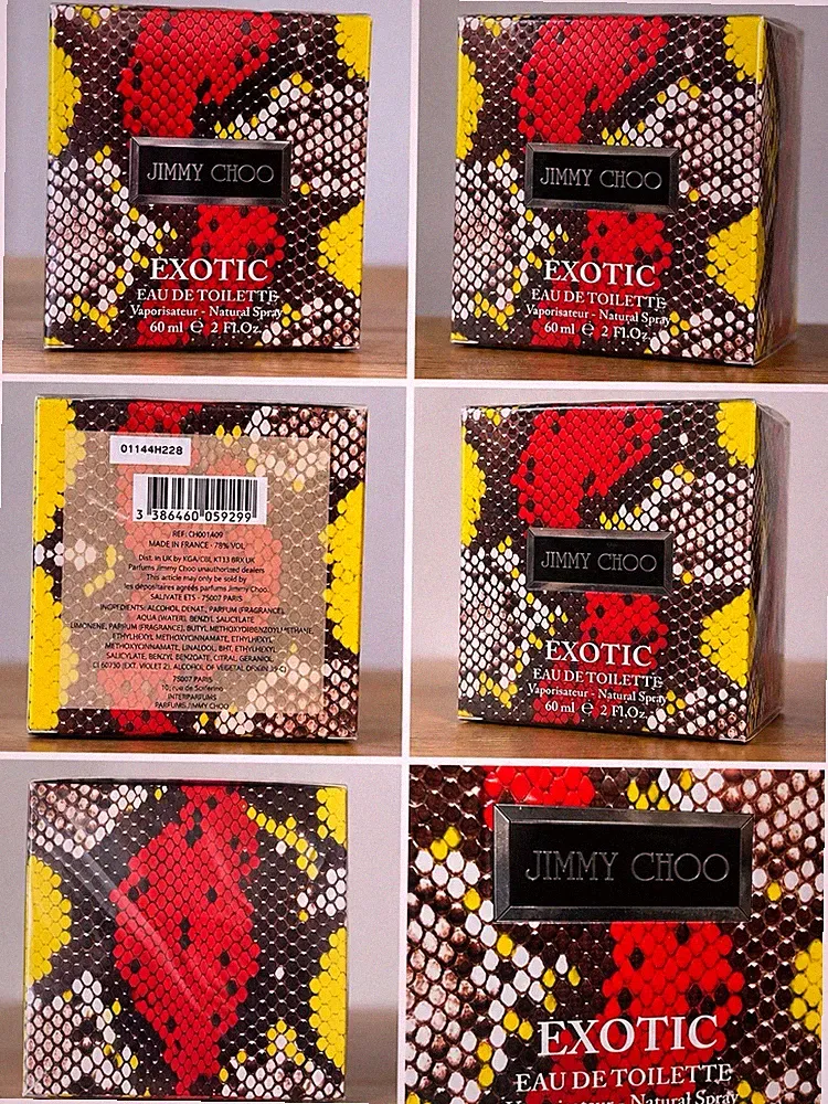 NEW SEALED Jimmy Choo Exotic Eau De Toilette 2.0 oz / 60ml Women’s Perfume Rare