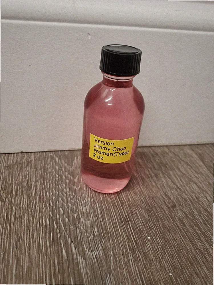 Version JIMMY CHOO Women Perfume Oil- Rich Uncut elegant Fragrance Body Oil 2 Oz